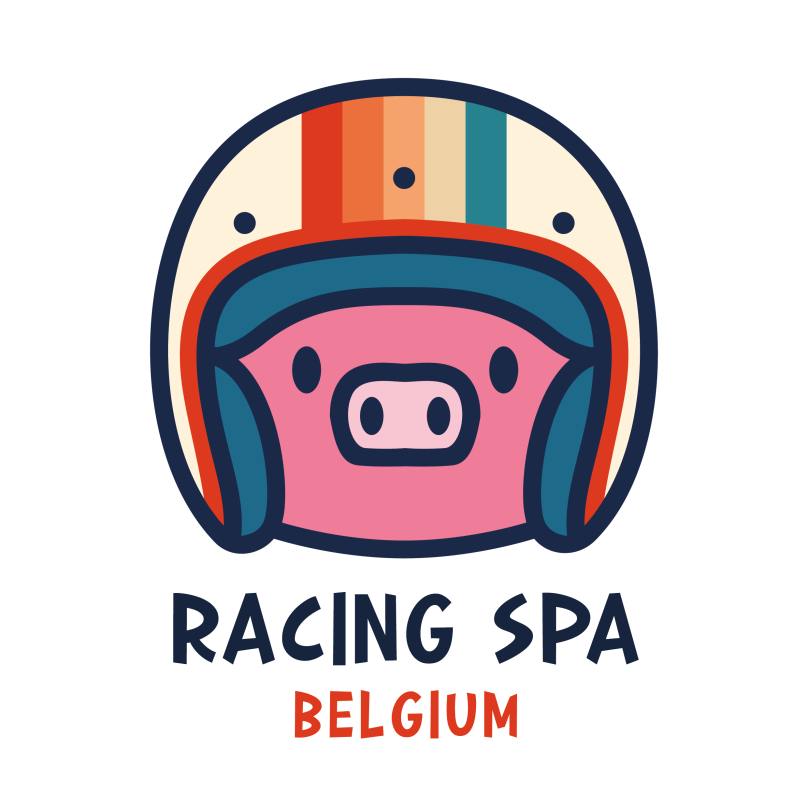 RACING PIG white