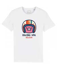 RACING PIG white