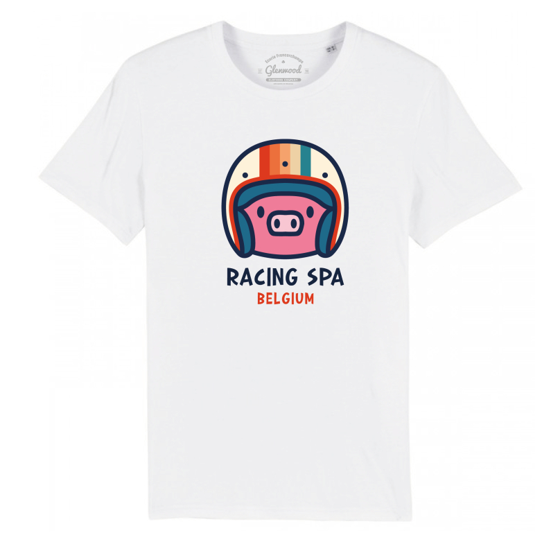 RACING PIG white