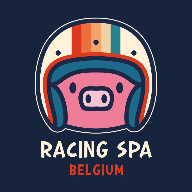 RACING PIG navy