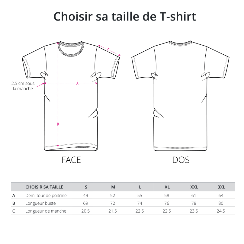 T-shirt manches courtes 24H white-red