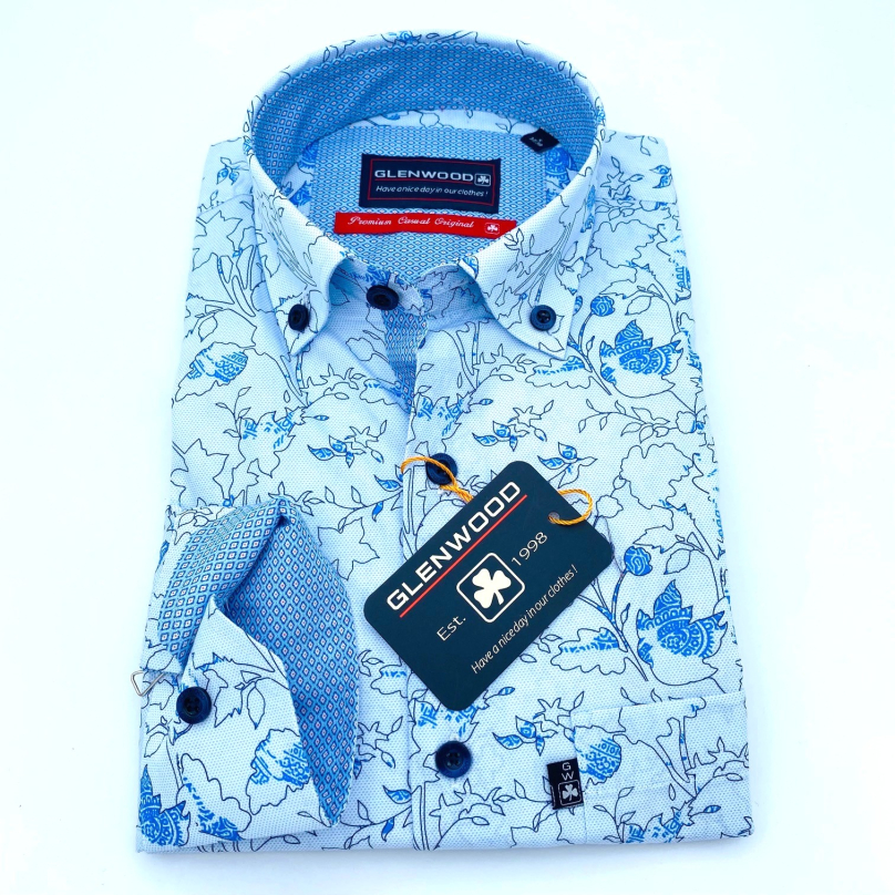 RUSHDEN blue - slimfit